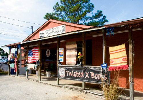 Patrons can buy, trade, and barter for new and used goods at The Recycled Cowboy Store, next door to the Coastal Carolina Flea Market in Ladson.