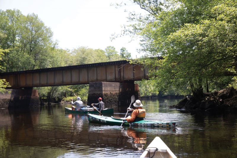 Day 2: Paddling just south of Kingstree with Dr. Louis Drucker, the town’s volunteer riverkeeper.