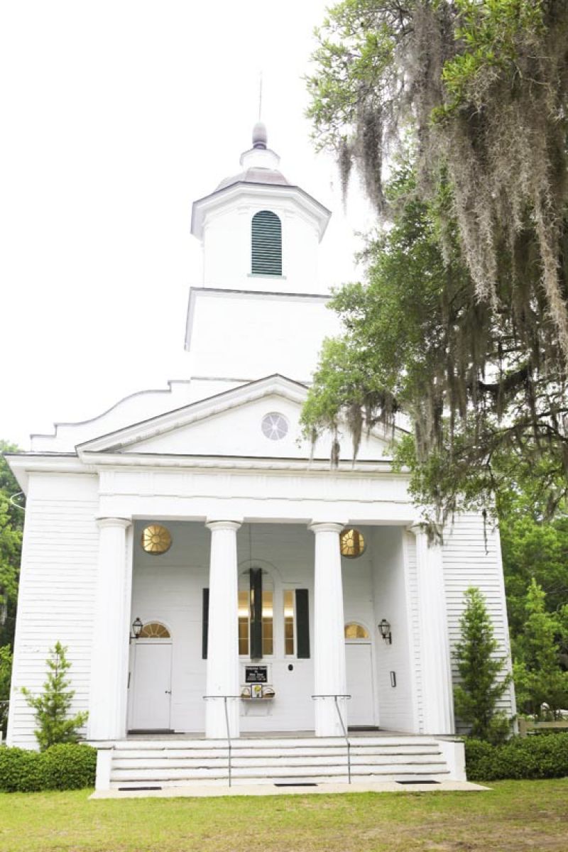 HOLY GROUND: “The Presbyterian Church on Edisto was a nod to our connection with (and appreciation of) the history on the island,” says Carrie. “It’s so beautiful we didn’t need to spruce it up.”