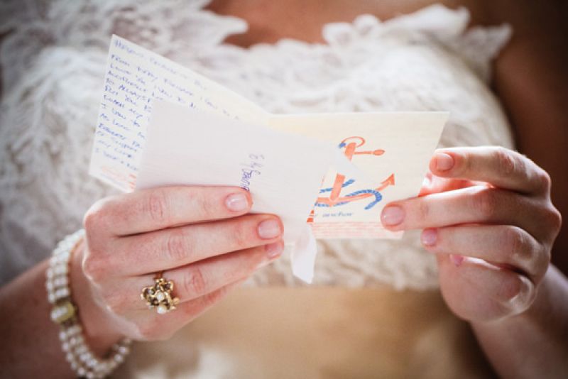 ONE-ON-ONE: “Even though I was surrounded by all the bridesmaids, I felt like it was just me and him getting ready to make the most important promises to each other that we ever would,” says Carrie of reading Jonny’s note to her.