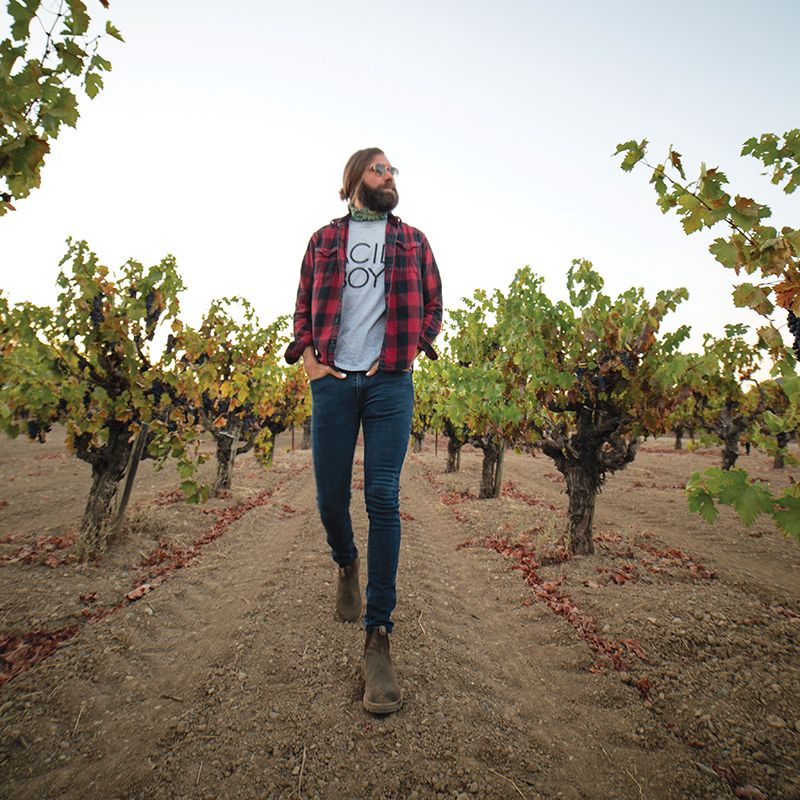 Through the Grapevine - Winemaker Jeremy Carter spends seven months a year in the Holy City and the other five in Napa Valley, where his company, Tarpon Cellars, harvests grapes, such as old vine zinfandel.