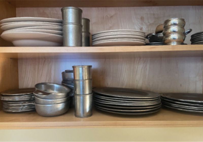 Dish It Out: “We were raised with beautiful, indestructible Armetale plates. They look like pewter, but aren’t nearly as expensive.”