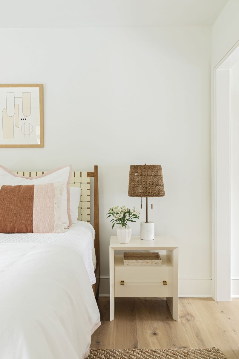 The Paglioccos’ two daughters each picked a palette for their bedrooms, which Elebash brought to life. “My daughter walked in and said, ‘I love it, love it,’” says Jamie of this room’s reveal.