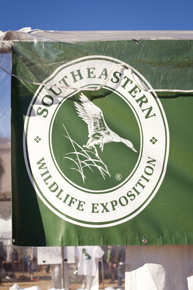 The South Eastern Wildlife Exposition logo could be seen throughout the square.