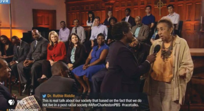 Speaking Up: Whether on national television, as in last fall’s PBS NewsHour’s taping at Circular Congregational Church, in a school board meeting, or talking with groups of local school children, Millicent Brown continues to shine a light on racism and injustice.