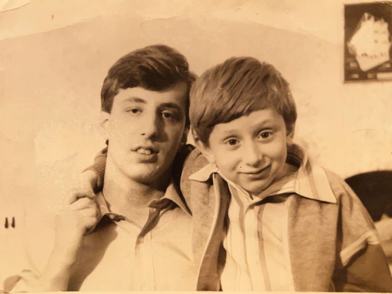 Yuriy with his brother, Dmitry.