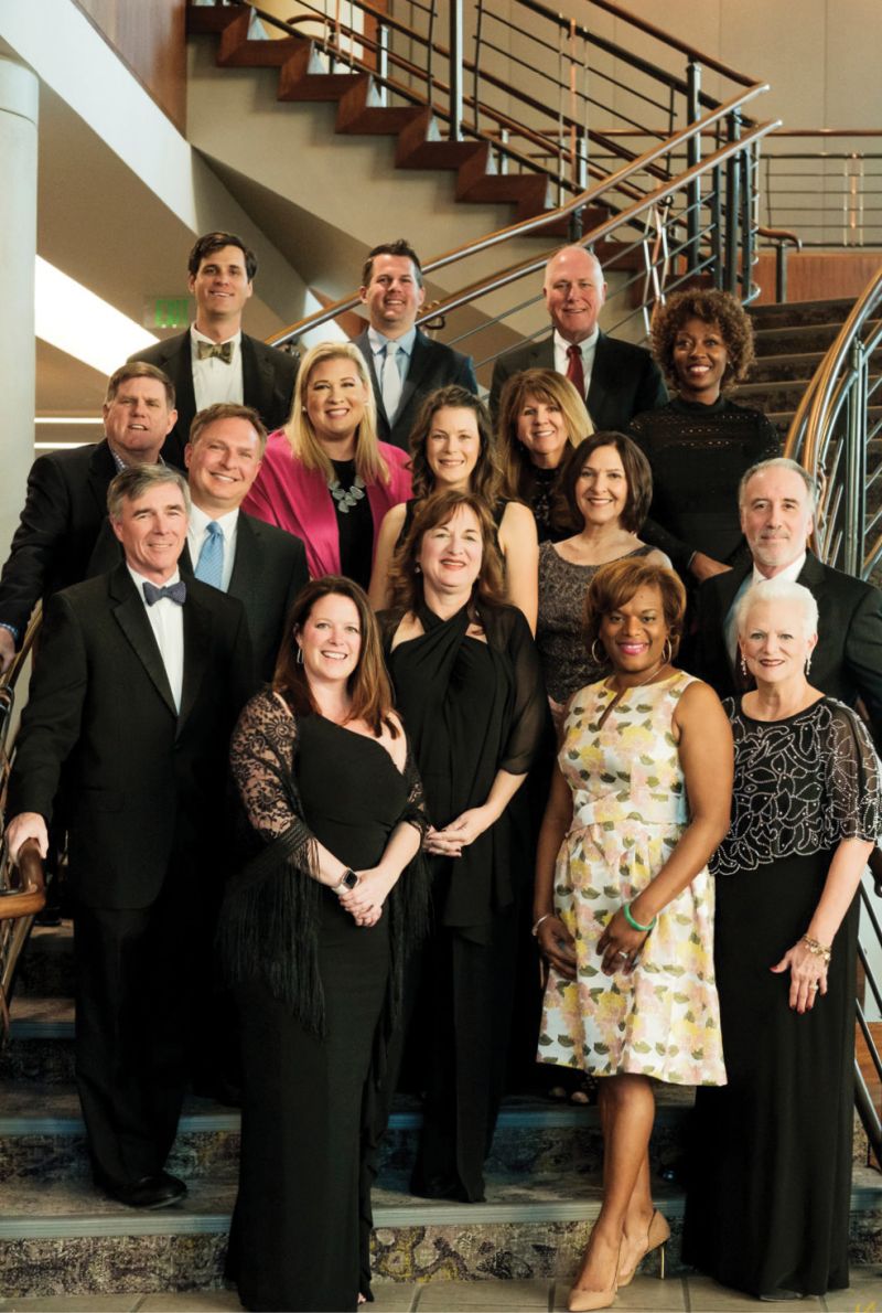 The Lowcountry Food Bank board of directors with LCFB President and CEO Pat Walker (bottom right)