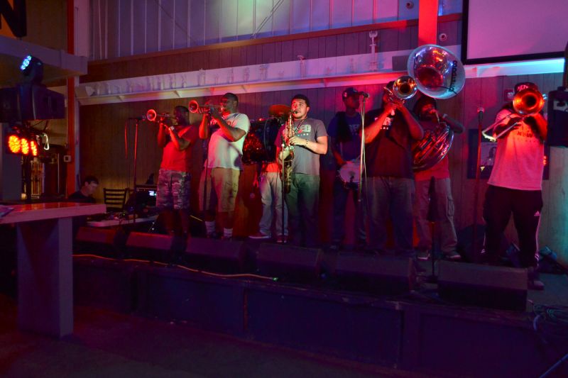 The New Orleans-based New Breed Brass Band