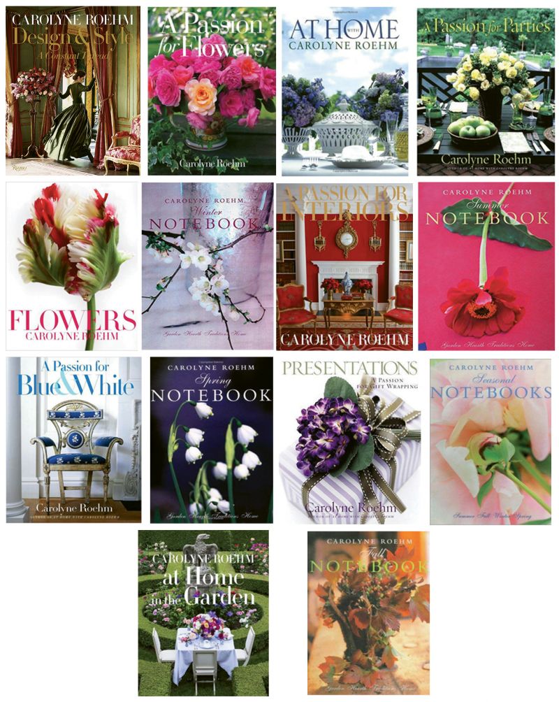A New Path: Roehm’s first book, A Passion for Flowers (Harper, 1997), “opened up an entirely different creative path, one I could follow with enthusiasm and that changed my life,” she writes in Design &amp; Style. Since then, she has authored a dozen tomes of inspired design.