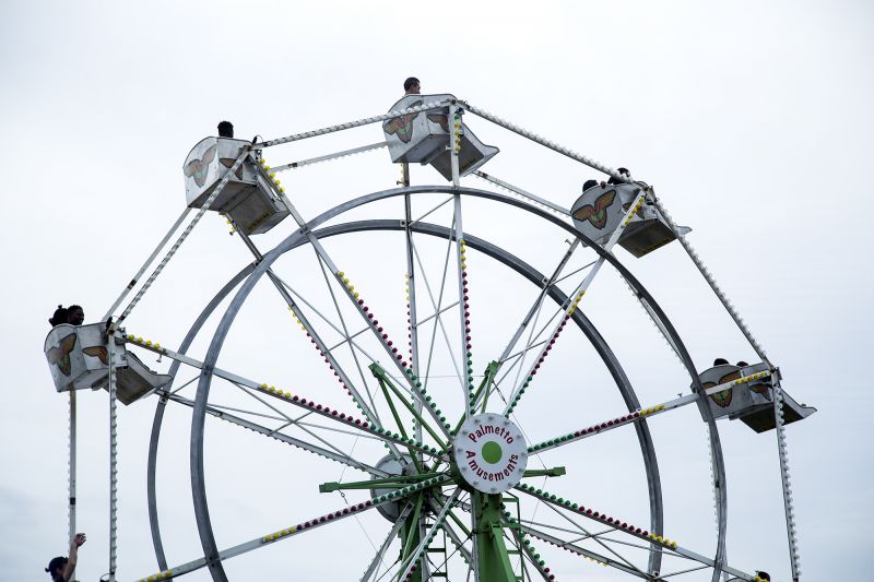 The carnival themed event wouldn&#039;t have been complete without a ferris wheel.