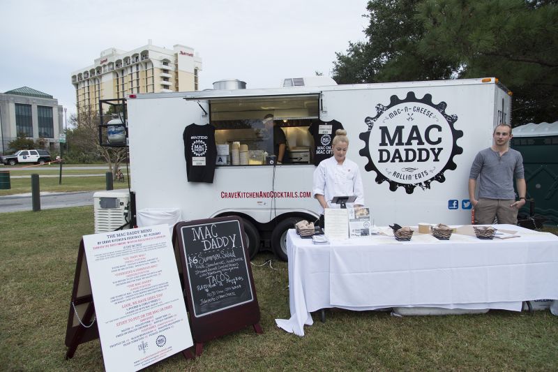The Mac Daddy food truck supplied the guests with all the cheese they could want.