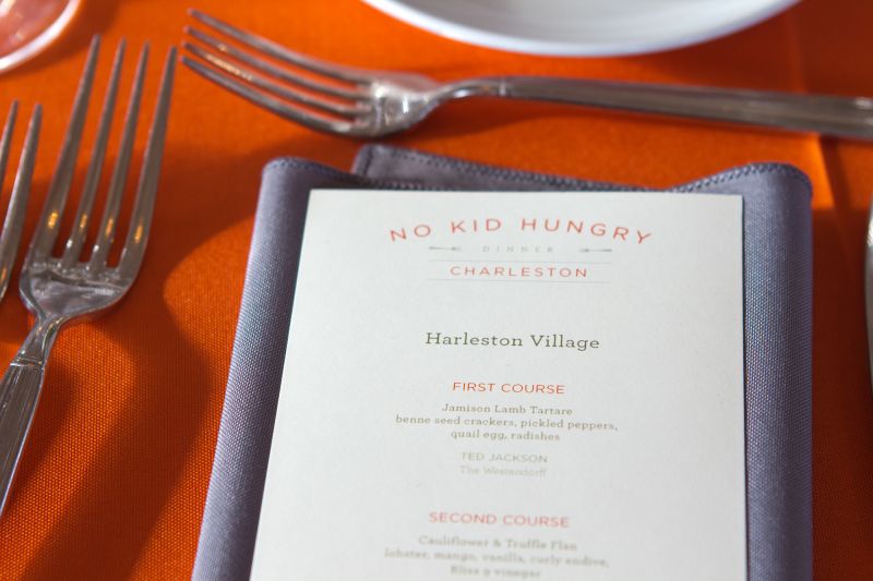 The Harleston Village menu featured dishes from Ted Jackson of The Westendorff, Marc Collins of Circa 1886, Michelle Weaver of Charleston Grill, and Robert Carter of Barony Tavern.
