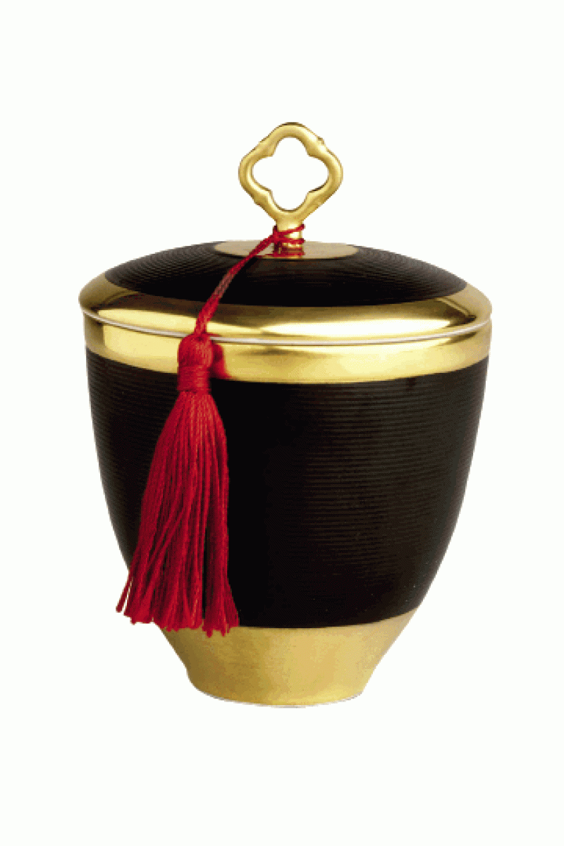 L’Objet “Key Noir” candle, $135. Similar candles available at Croghan’s Jewel Box