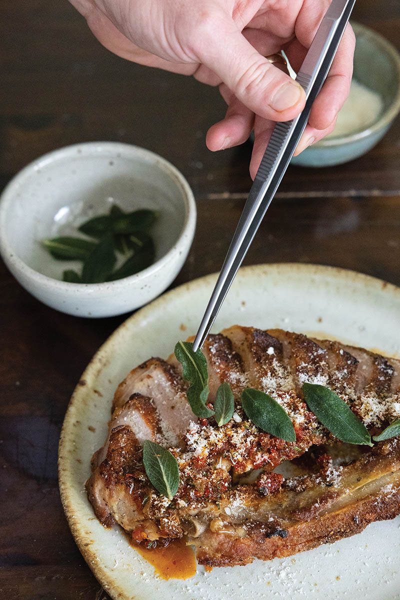 The bone-in Keegan-Filion pork chop