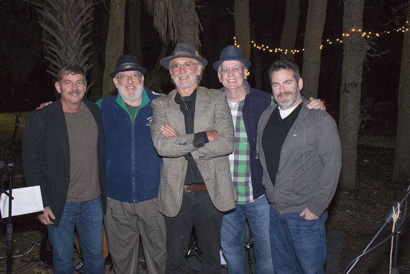 Cosmic Transport Company. Left to Right: Adam Feller, George Williams, Phil Frandino, David Sarnoff, and Lee Burns.