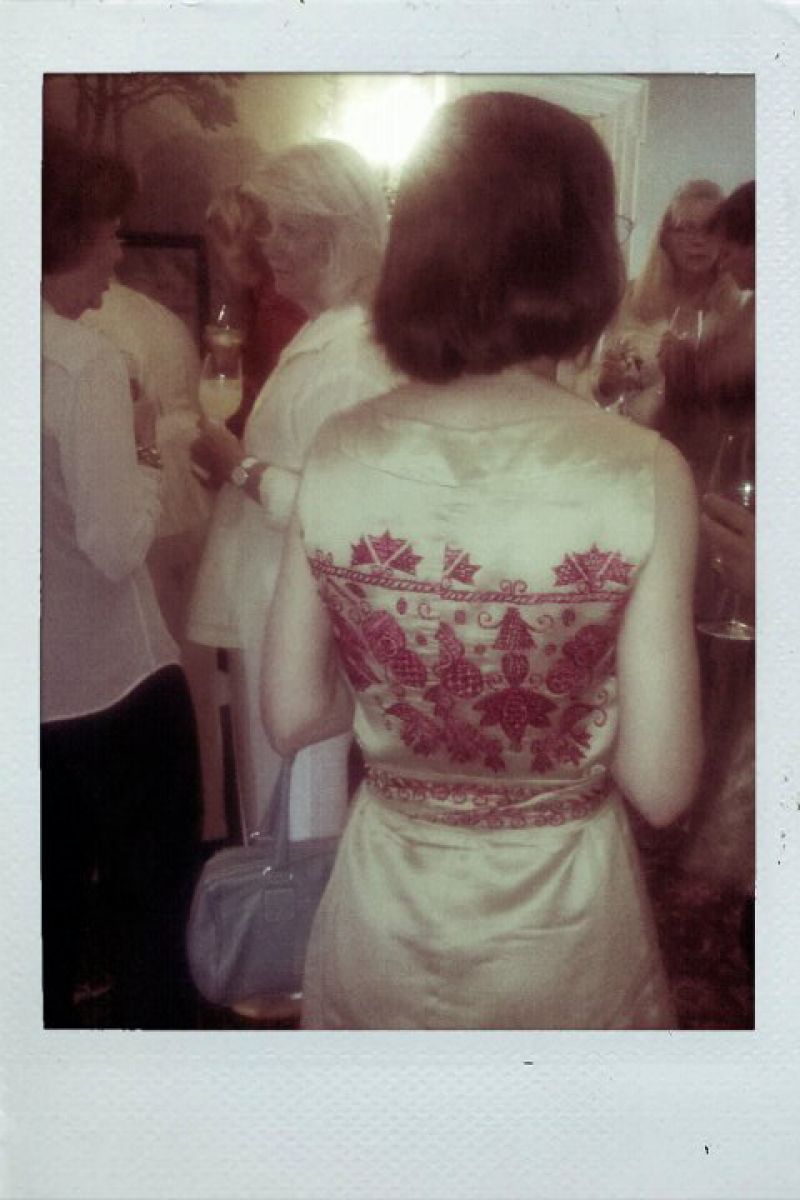 Street Style: Embroidered Back Detail
