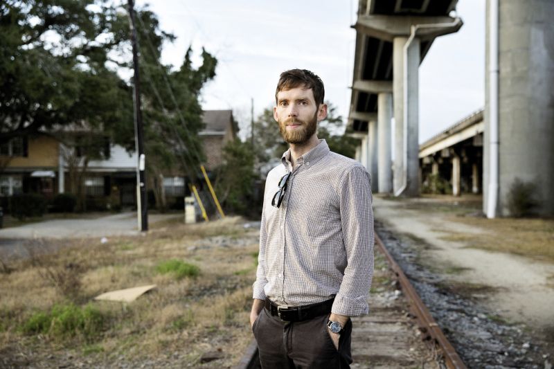 Where many see blight, Lindsey sees potential for urban parks and green space, as he designed here for the Charleston Lowline, a proposed linear park along abandoned railways under I-26 that’s being championed by Mike Messner and the Speedwell Foundation.