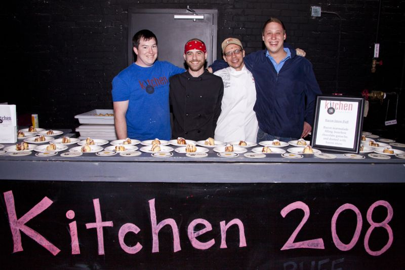 Phil Cotchen, John Robertson, Patrick Murphy, and Jacob Kennedy represented Kitchen 208.