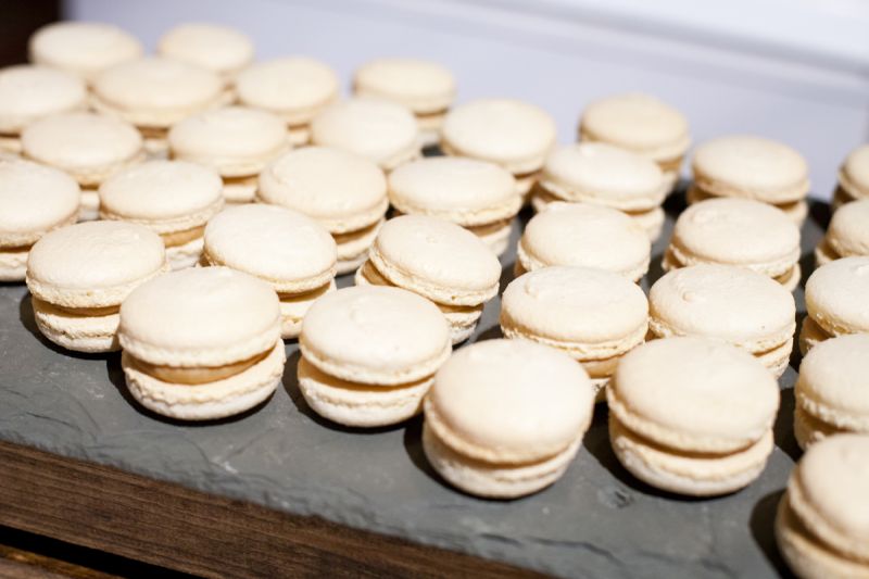 Earl grey macaroons were a big hit with guests.