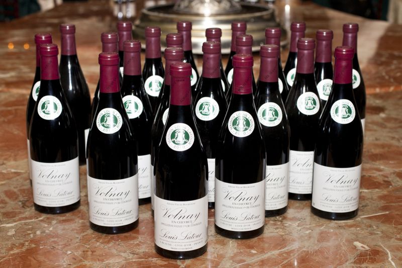 The Louis Latour Volnay ler Cru &quot;En Chevret&quot; was the wine pairing for the third course.