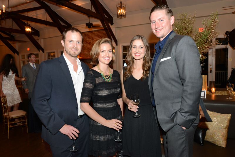 Lucas and Megan Barber with Jackie and Matthew Dlugolecki