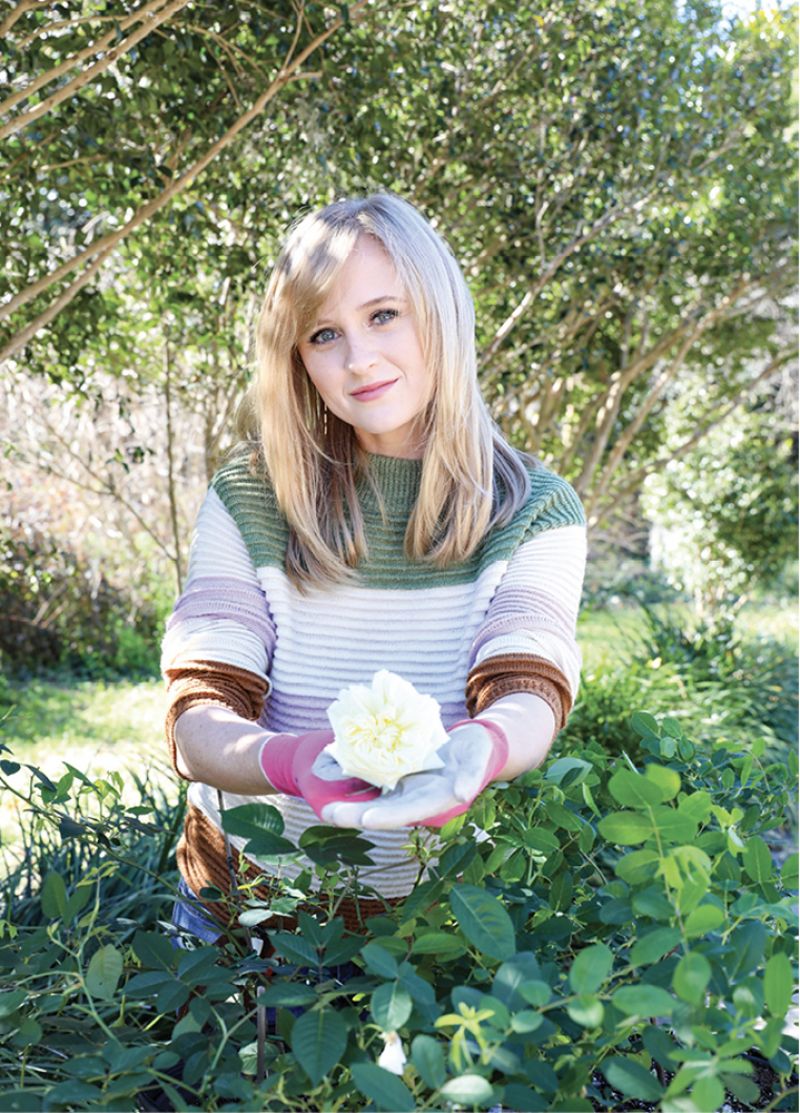 City of Charleston horticulturist Hayley Bell McDaniel propagates Noisettes for green spaces including Hampton Park, which has long boasted a large collection of roses.