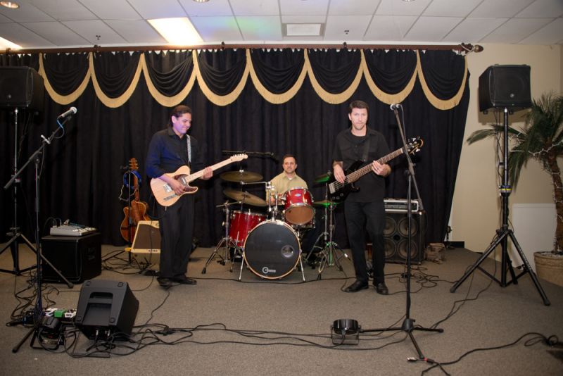 The band covered both old and new classics for all to enjoy throughout the silent auction.
