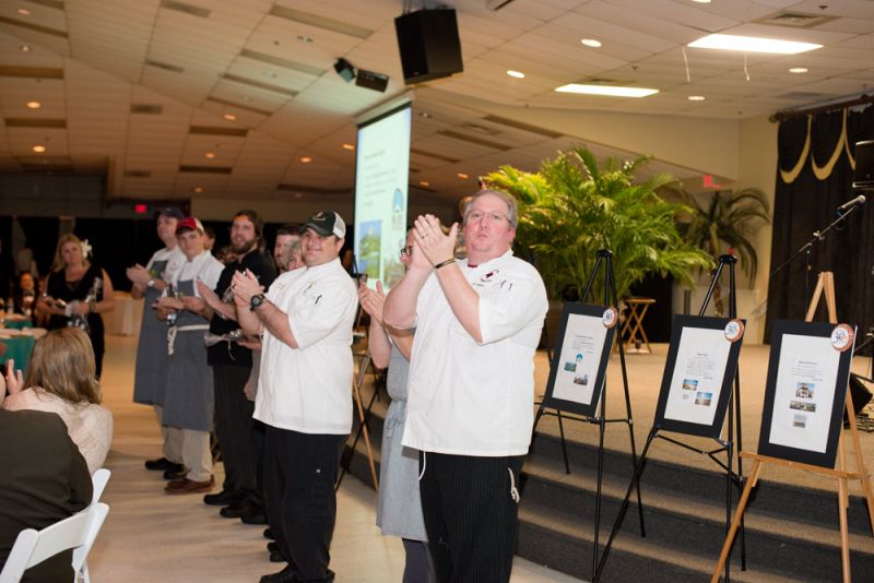 All of the chefs were recognized for their hard work and delicious treats served throughout the night.