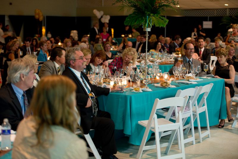 Guests looked on as bids were placed throughout the live auction portion of the evening.