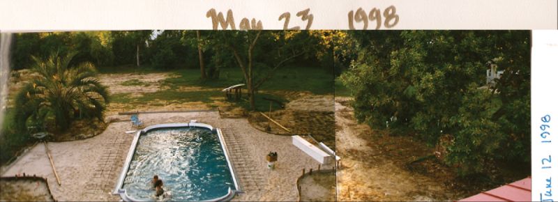 Splash Pad: In 1996, landscape designer Thomas Angell helped site a pool just off the back of the house, where the Epsteins had already added an expansive porch.