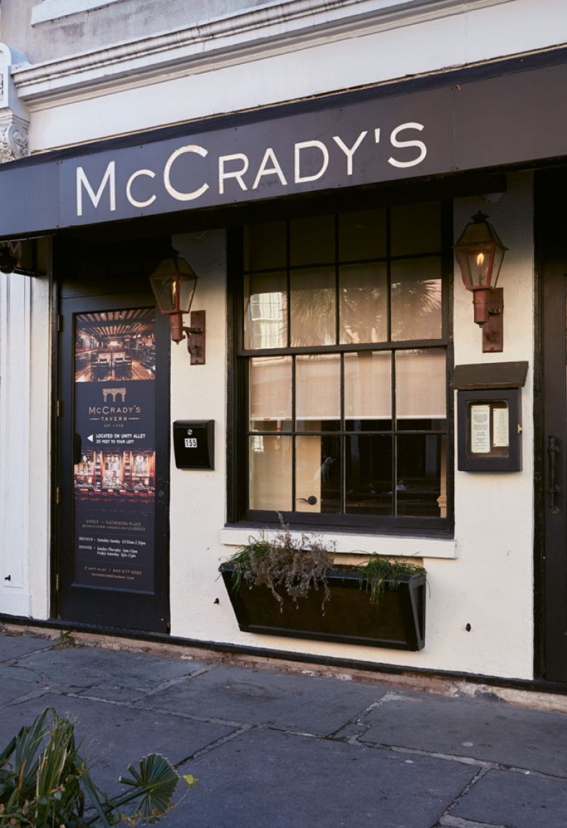 Each course at McCrady’s—which sits on East Bay, though diners enter through Unity Alley—brings surprises.