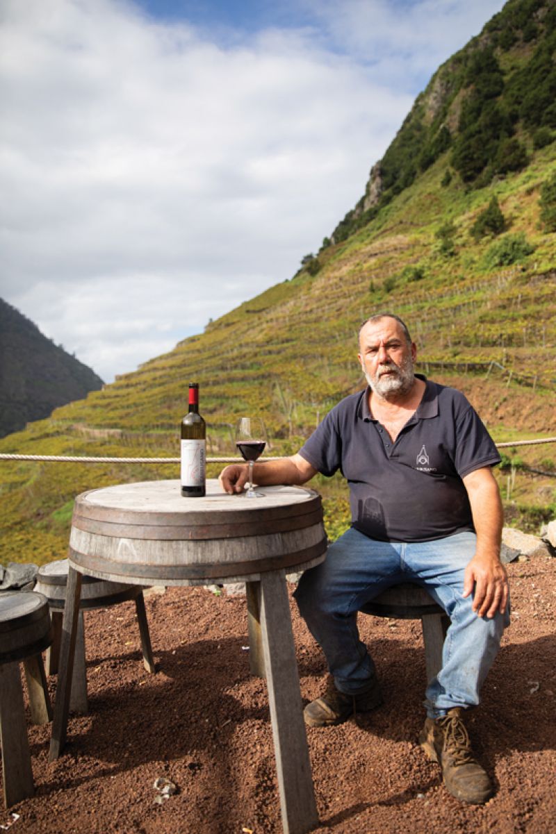 António Oliveria opened his winery, Quinta Do Barbusano, in 2006 to showcase Madeira’s fresh table wines.