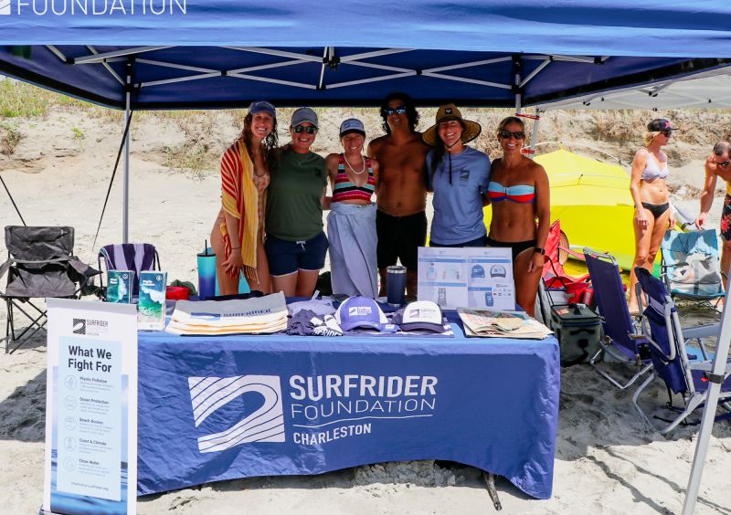 Charleston Surfrider volunteers kept the event low waste.