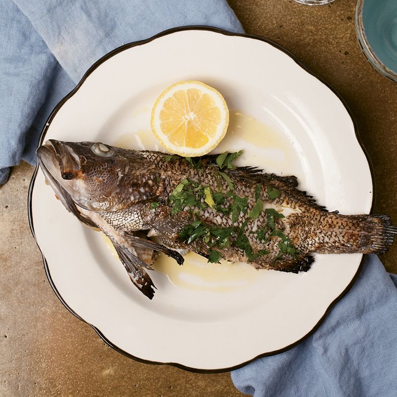 How To Make Grilled Black Sea Bass Best Recipe Charleston Magazine   GrilledSeaBass 