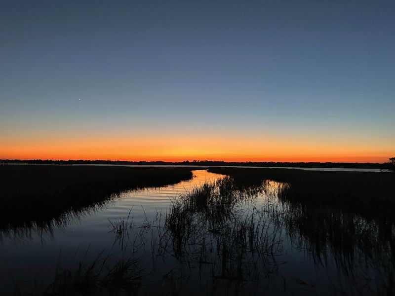 Water Views: “I love to walk through my neighborhood with a traveling glass to watch the sunset over the Ashley River.” –Kellie