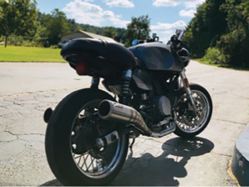 Dusty Ducatis:  “I’ve got two very expensive Italian motorcycles that sit in my shed and drip oil. I used to ride a lot more and do a yearly trip to the mountains with friends.”