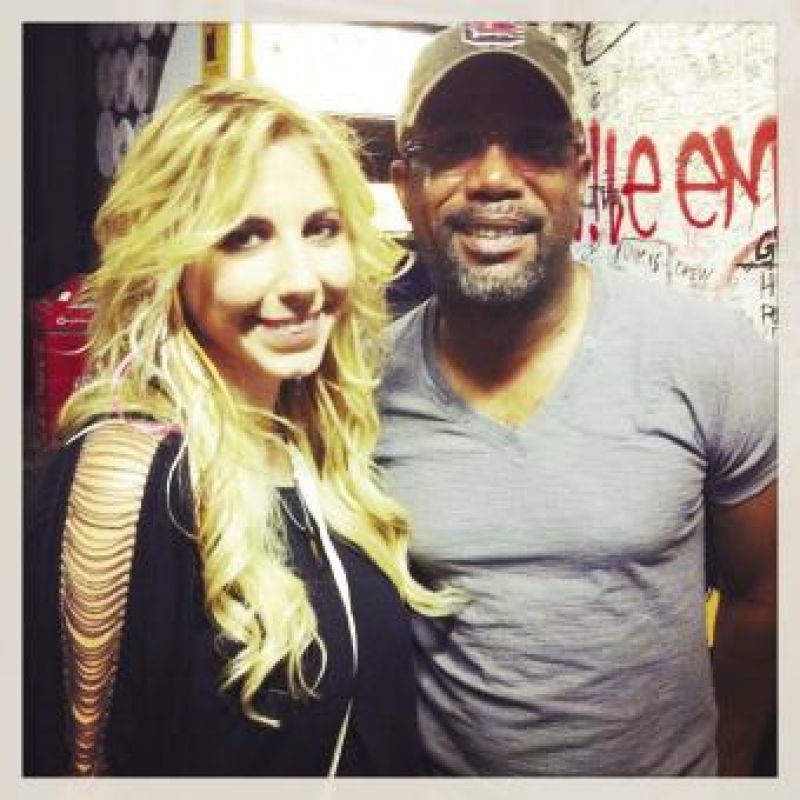 Star Power: At the Myrtle Beach House of Blues with Darius Rucker, who sings the duet “Better Than” on her debut album, In This Life.