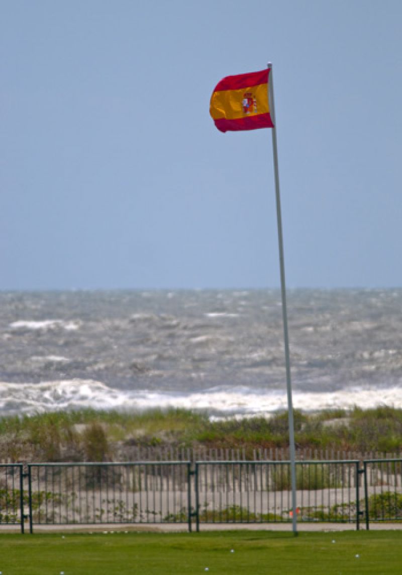 The sea was angry today!