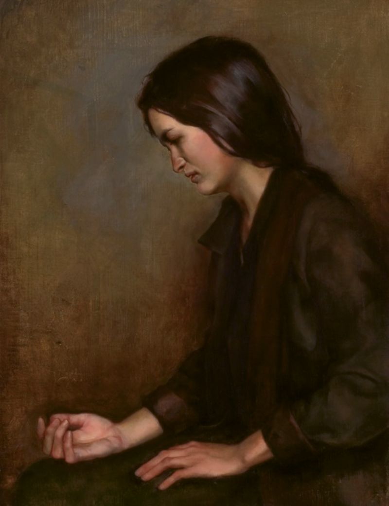 Hirona by Jill Hooper (oil on linen on panel, 32 x 24 inches, 2009)