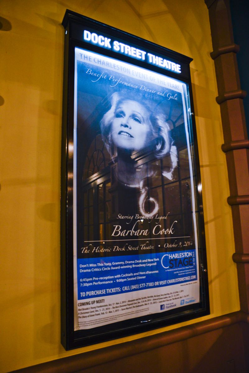 Broadway star Barbara Cook performed at the gala.