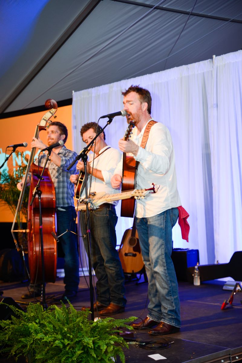Guests enjoyed the popular local band The Bushels for a second year in a row