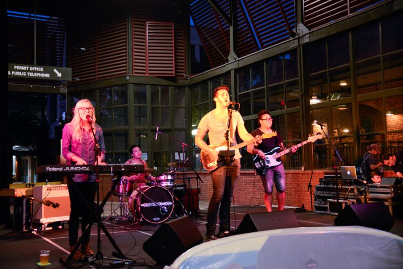 Local band The Midnight City provided an eclectic variety of tunes throughout the evening.