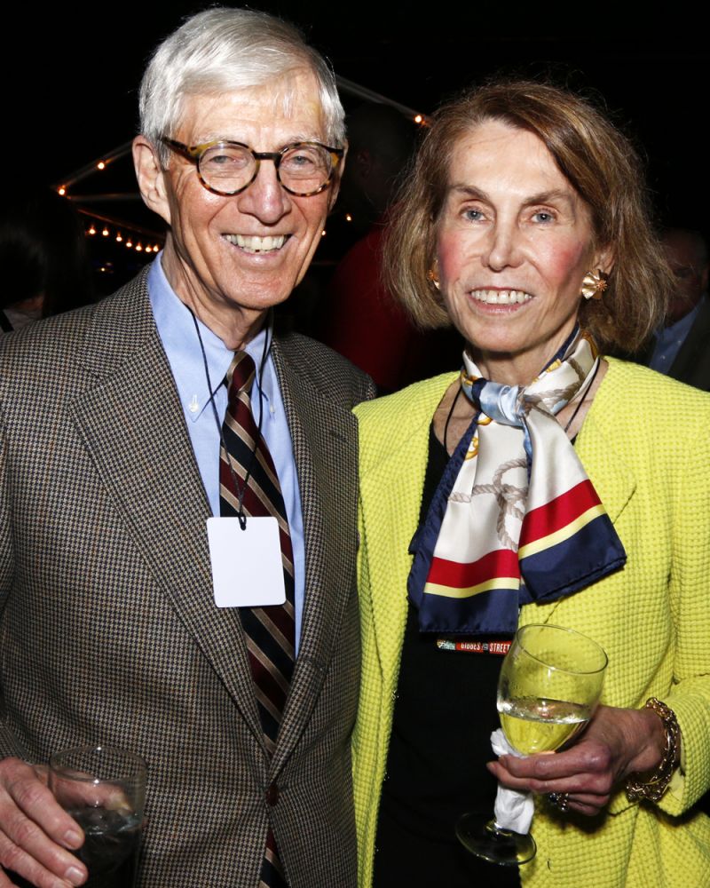 Gene Byers with event co-chair Sally Smith