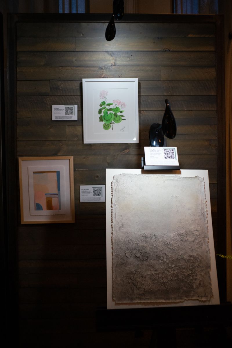 Artwork available during the silent auction