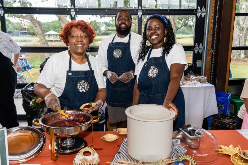 Bert &amp; T&#039;s served triple-berry dumplings in collaboration with Hickory Bluff Berry Farm.