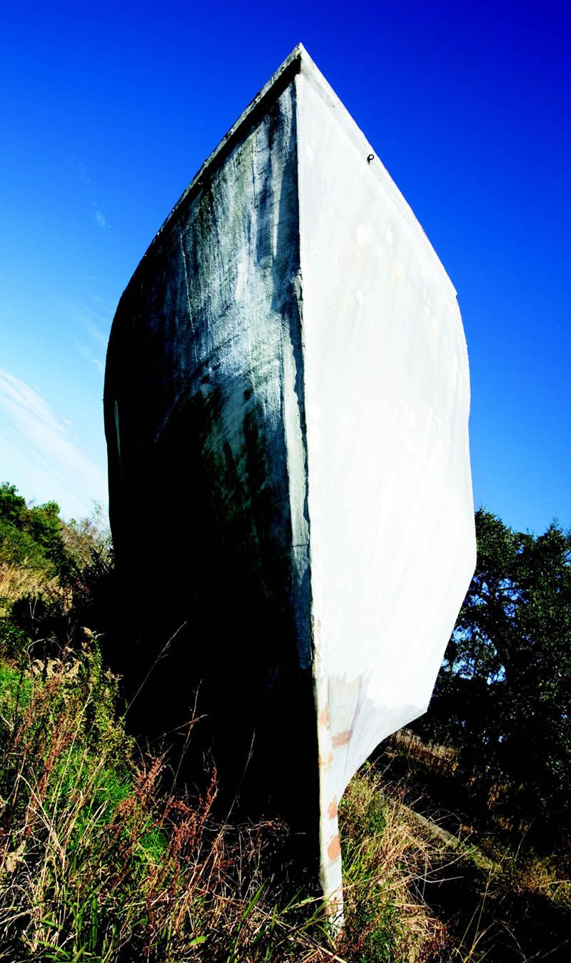 Awendaw’s abandoned boat hull, courtesy of Hurricane Hugo