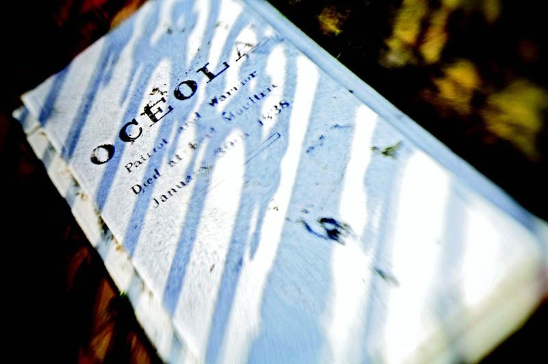 Osceola’s Grave on Sullivan’s Island