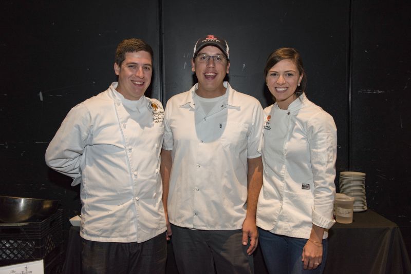 The Atlantic Room&#039;s Chef Nick Torno, Ryan Courtright, and Shannon Yelmini