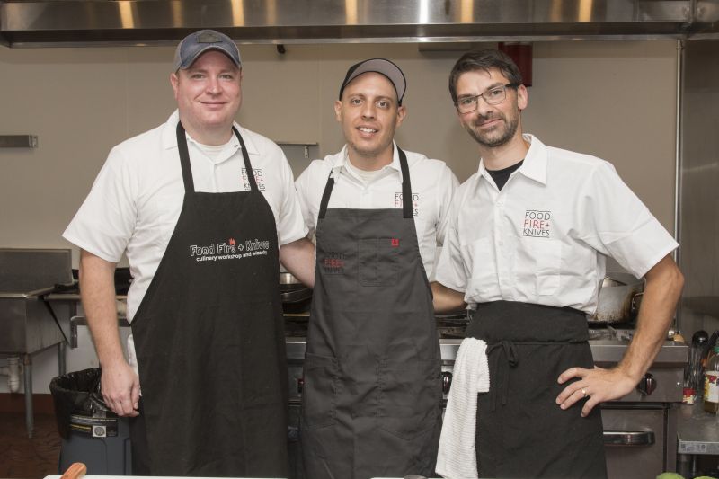 Food, Fire &amp; Knives Chefs Drew McGarity, Michael Casciello, and Alessandro Pepe