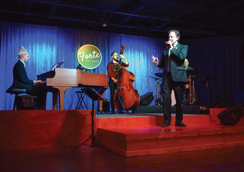 Joe Clarke puts musicians center stage at his Forte Jazz Lounge